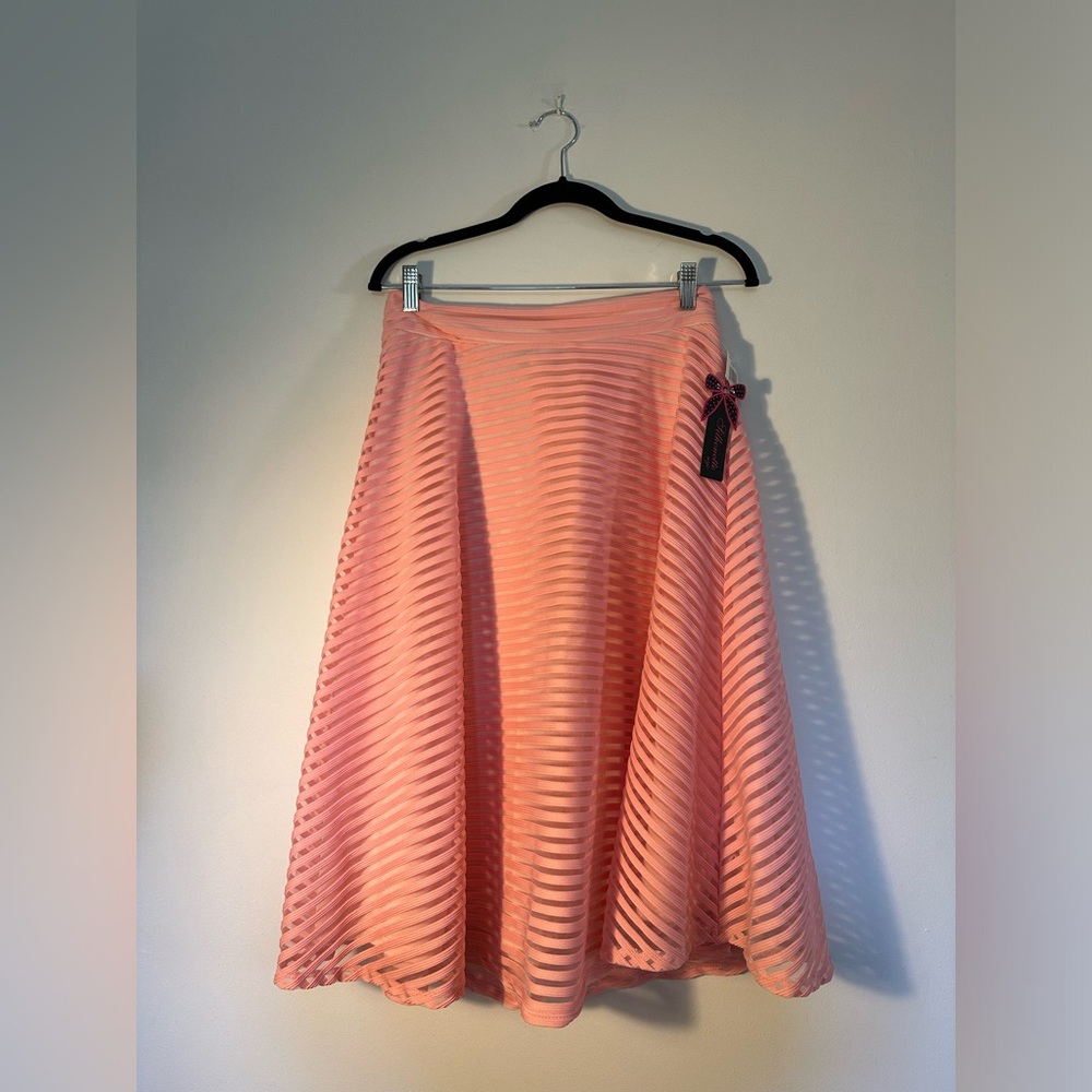 Soft Pink Silhouette NYC Skirt, XL